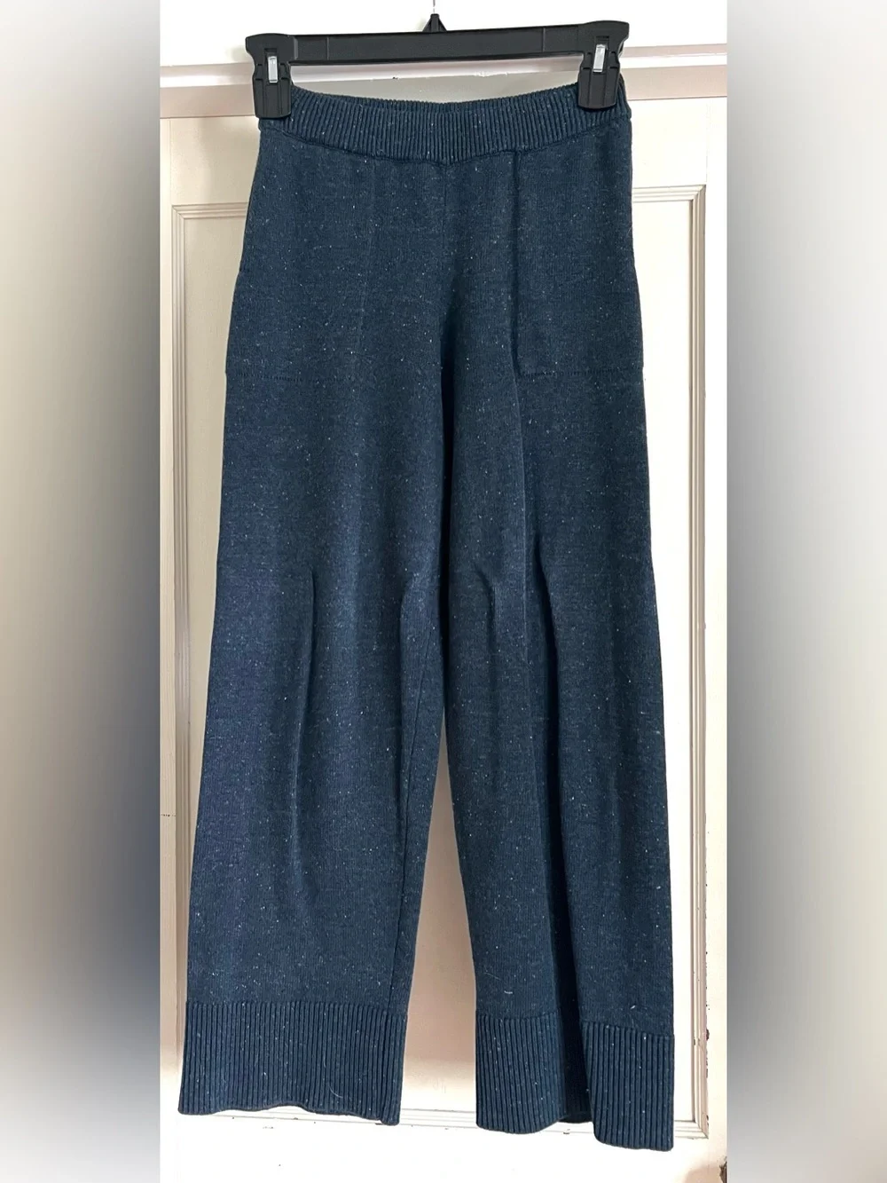 🏷️ Free People 100% Cotton Solar Sweater Set in Navy Size XS NWOT